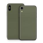 Solid State Olive Drab iPhone XS Skin