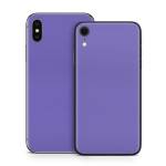 Solid State Purple iPhone X Series Skin