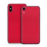 Solid State Red iPhone XS Skin