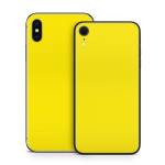 Solid State Yellow iPhone X Series Skin