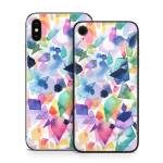 Watercolor Crystals and Gems iPhone X Series Skin