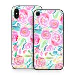 Watercolor Roses iPhone X Series Skin