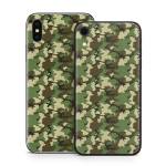 Woodland Camo iPhone X Series Skin