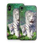 White Tigers iPhone X Series Skin