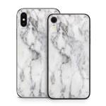 White Marble iPhone X Series Skin