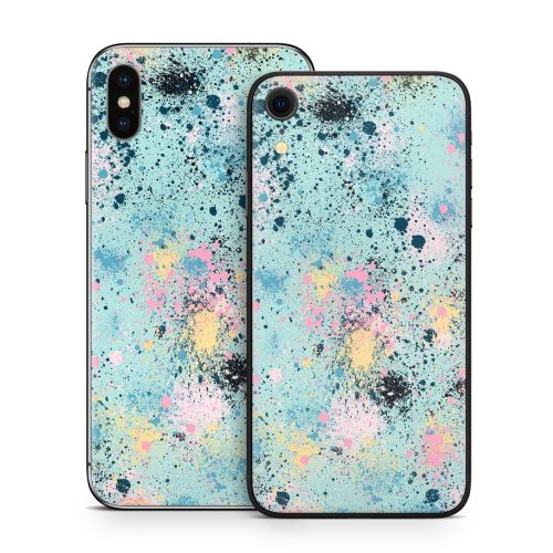 Abstract Ink Splatter iPhone X Series Skin