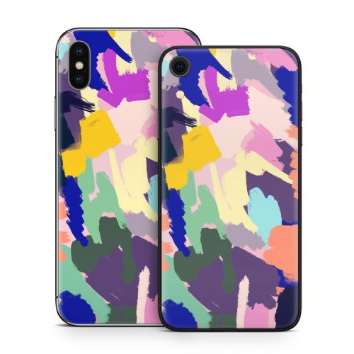 Abstract Scratches iPhone X Series Skin