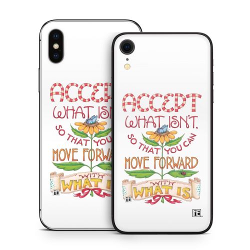 Accept What Isn't iPhone X Series Skin