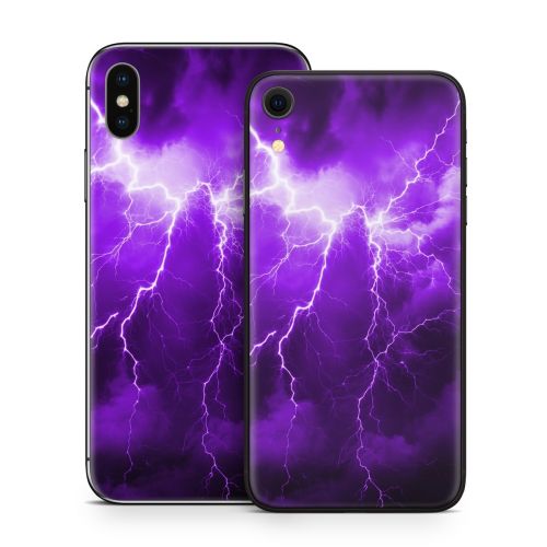Apocalypse Purple iPhone X Series Skin
