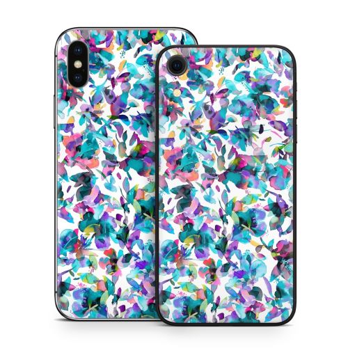 Aquatic Flowers iPhone X Series Skin