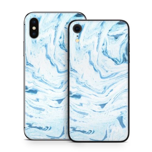 Azul Marble iPhone X Series Skin