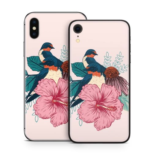 Barn Swallows iPhone X Series Skin