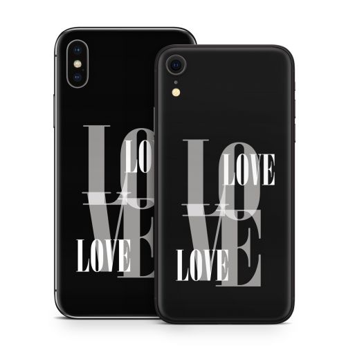 Black Love iPhone X Series Skin