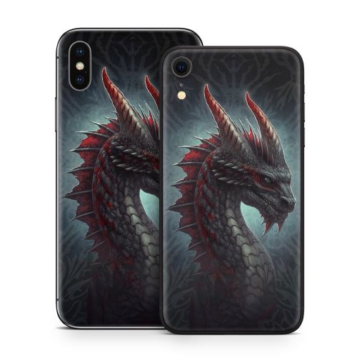 Black Dragon iPhone X Series Skin
