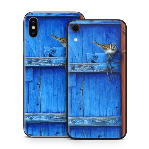 Blue Door iPhone X Series Skin