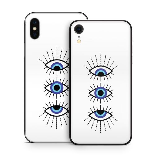 Blue Eyes iPhone X Series Skin