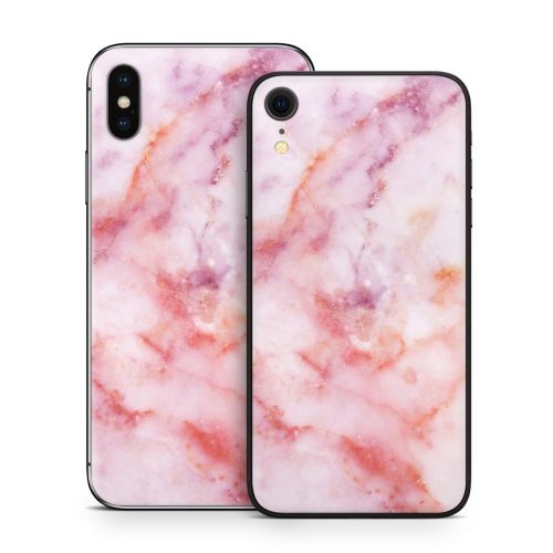 Blush Marble iPhone X Series Skin