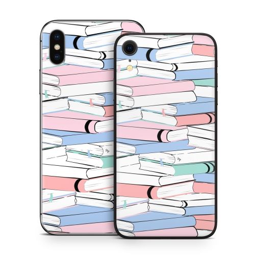 Book Stock iPhone X Series Skin