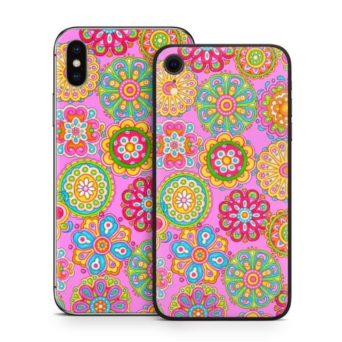 Bright Flowers iPhone X Series Skin