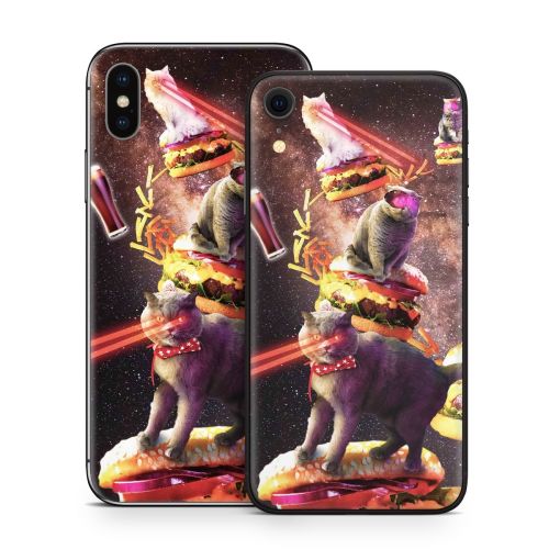 Burger Cats iPhone X Series Skin