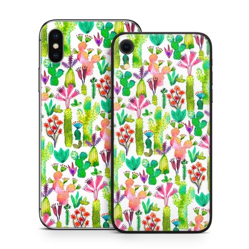 Cacti Garden iPhone X Series Skin