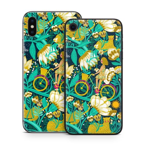 Cheetah Garden iPhone X Series Skin