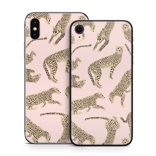 Cheetahs Pink iPhone X Series Skin