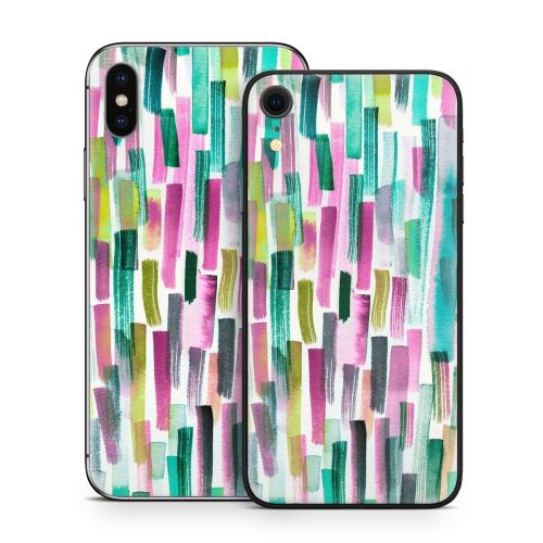 Colorful Brushstrokes iPhone X Series Skin