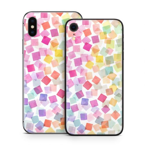 Confetti Squares iPhone X Series Skin