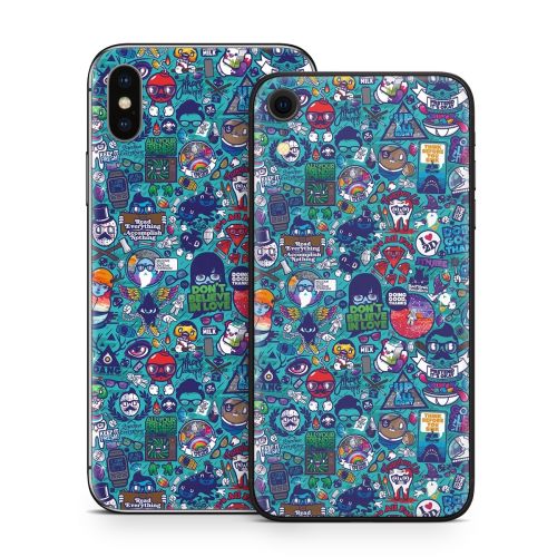 Cosmic Ray iPhone X Series Skin