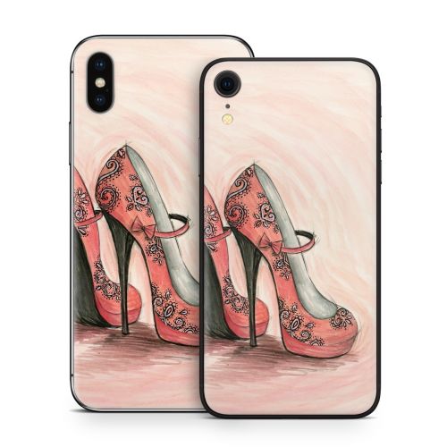Coral Shoes iPhone X Series Skin