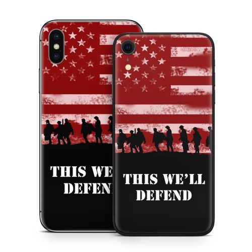 Defend iPhone X Series Skin