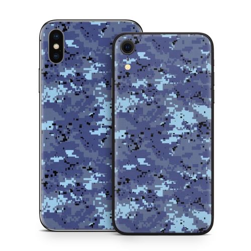 Digital Sky Camo iPhone X Series Skin