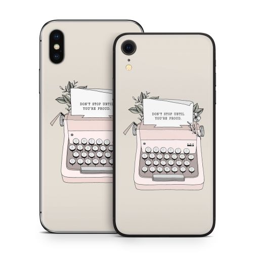 Dont Stop iPhone X Series Skin