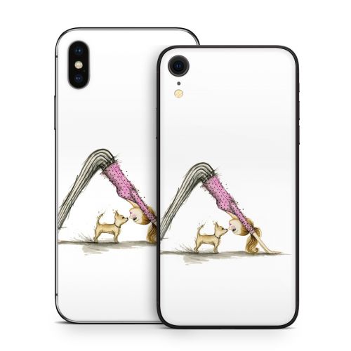 Downward Dog iPhone X Series Skin