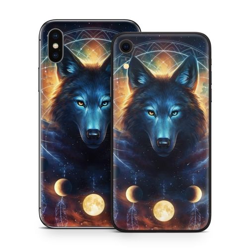 Dreamcatcher Wolf iPhone X Series Skin