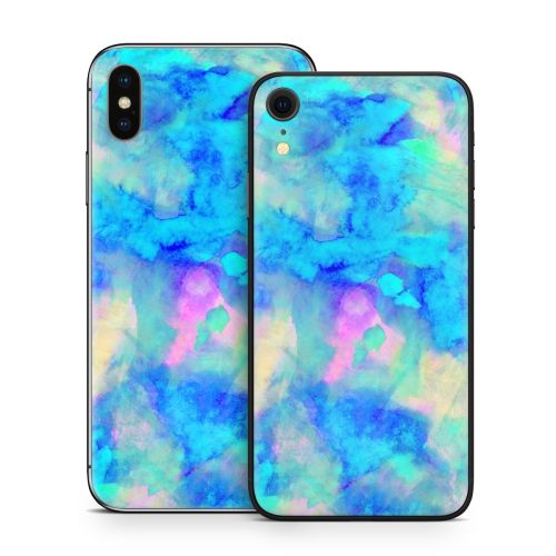 Electrify Ice Blue iPhone X Series Skin