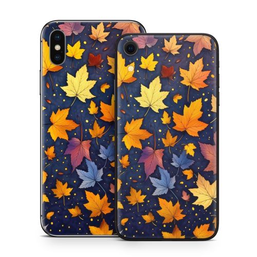 Falling Leaves iPhone X Series Skin