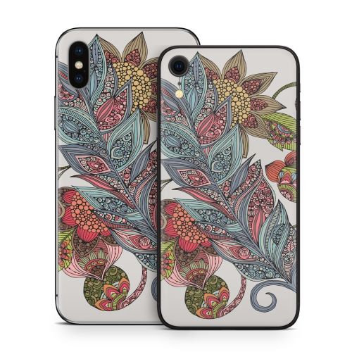 Feather Flower iPhone X Series Skin