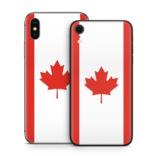 Canadian Flag iPhone X Series Skin