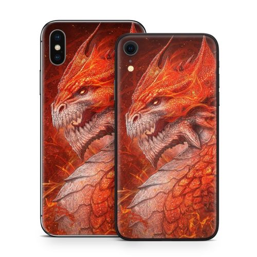 Flame Dragon iPhone X Series Skin