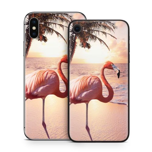 Flamingo Palm iPhone X Series Skin