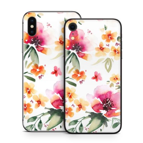 Fresh Flowers iPhone X Series Skin