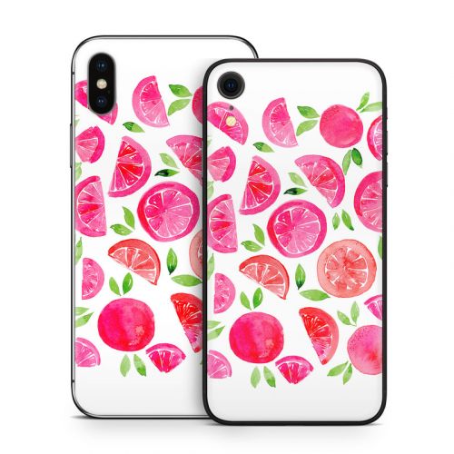 Grapefruit iPhone X Series Skin