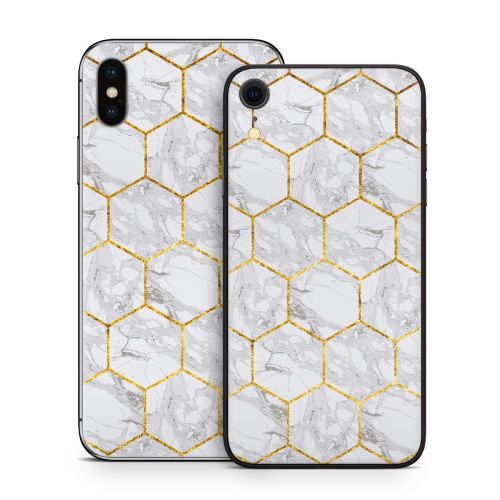 Honey Marble iPhone X Series Skin