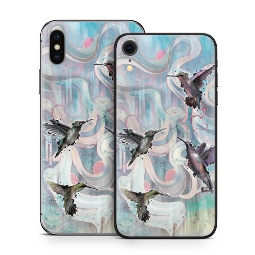Hummingbirds iPhone X Series Skin