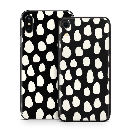 Inky Spots Black iPhone X Series Skin