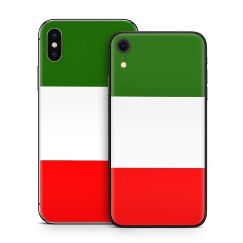 Italian Flag iPhone X Series Skin