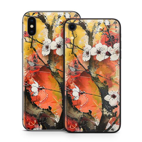 Japanese Blossoms iPhone X Series Skin