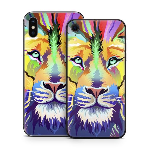 King of Technicolor iPhone X Series Skin